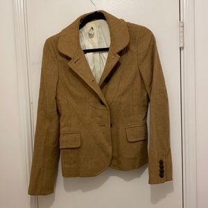 Used JCrew tan wool blazer